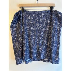 J. Jill Plus Size Fit Knit Performance Skort Stretch Floral  Athleisure Size 2X